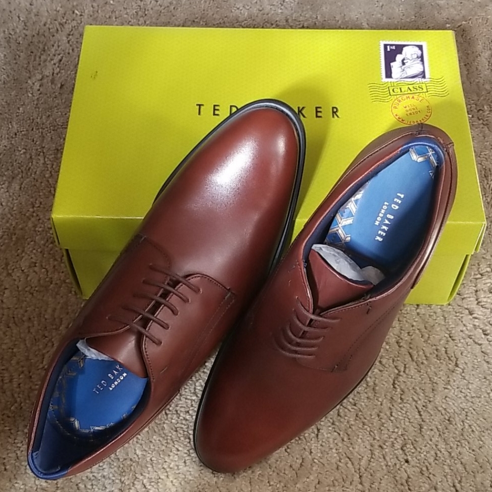 New ted baker jusdim brown dress shoes size 8